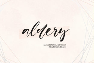 Aldery: A Handwritten Font with Heart