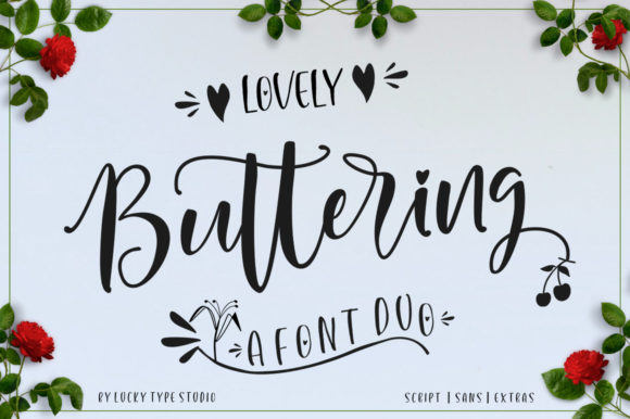Beautiful Typography with Lovely Buttering