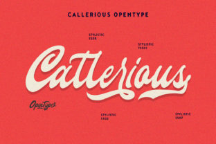 Callerious: A Bold Handwritten Font with Timeless Charm