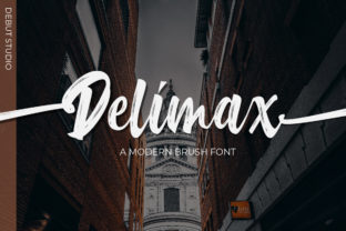 Delimax: A Modern Brush Font with a Unique Twist