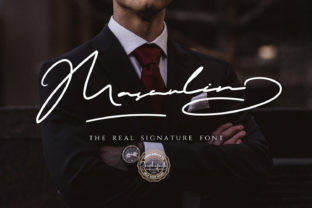 Discover the Elegance of Masculin: A Handwritten Font with Modern Flair