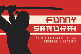 Funny Samurai: A Bold Sans Serif Font with a Unique Twist