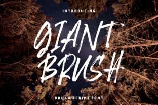 Giant Brush Font: A Bold Choice for Design Projects