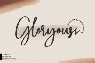 Gloryouss: A Bold Handwritten Font That Adds Character to Your Designs
