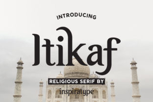 Itikaf: A Sophisticated Serif Font for Creative Projects