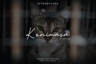 Konimasa: A Handwritten Font with a Modern Twist