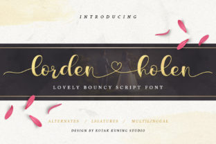 Lorden Holen: A Handwritten Font with a Unique Personality