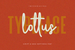 Lottus: A Handwritten Font That Elevates Design