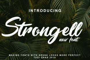 Setrongell: A Beautiful Handwritten Font with Unique Personality