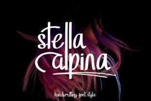 Stella Alpina: A Bold Handwritten Font with a Twist
