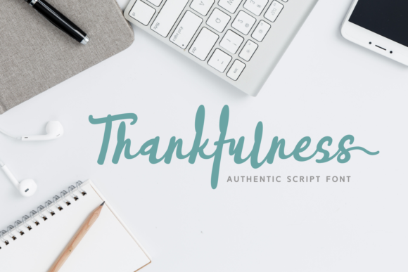 Thankfulness: A Bold Font That Adds Soul to Design