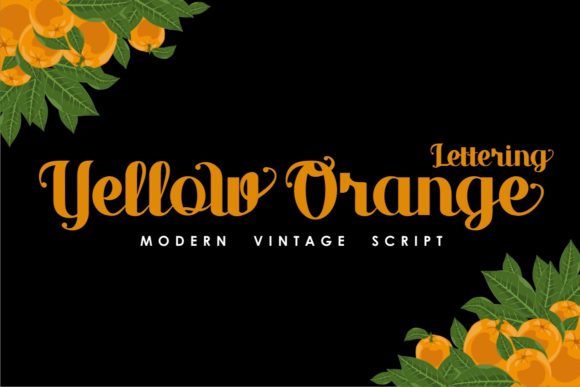 Yellow Orange: A Versatile Font for Modern Design